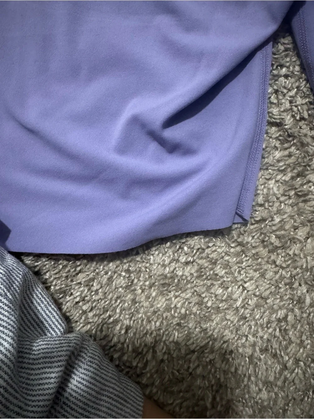 Nike Lavender High-Waist Bike Shorts and Matching Sports Bra Set